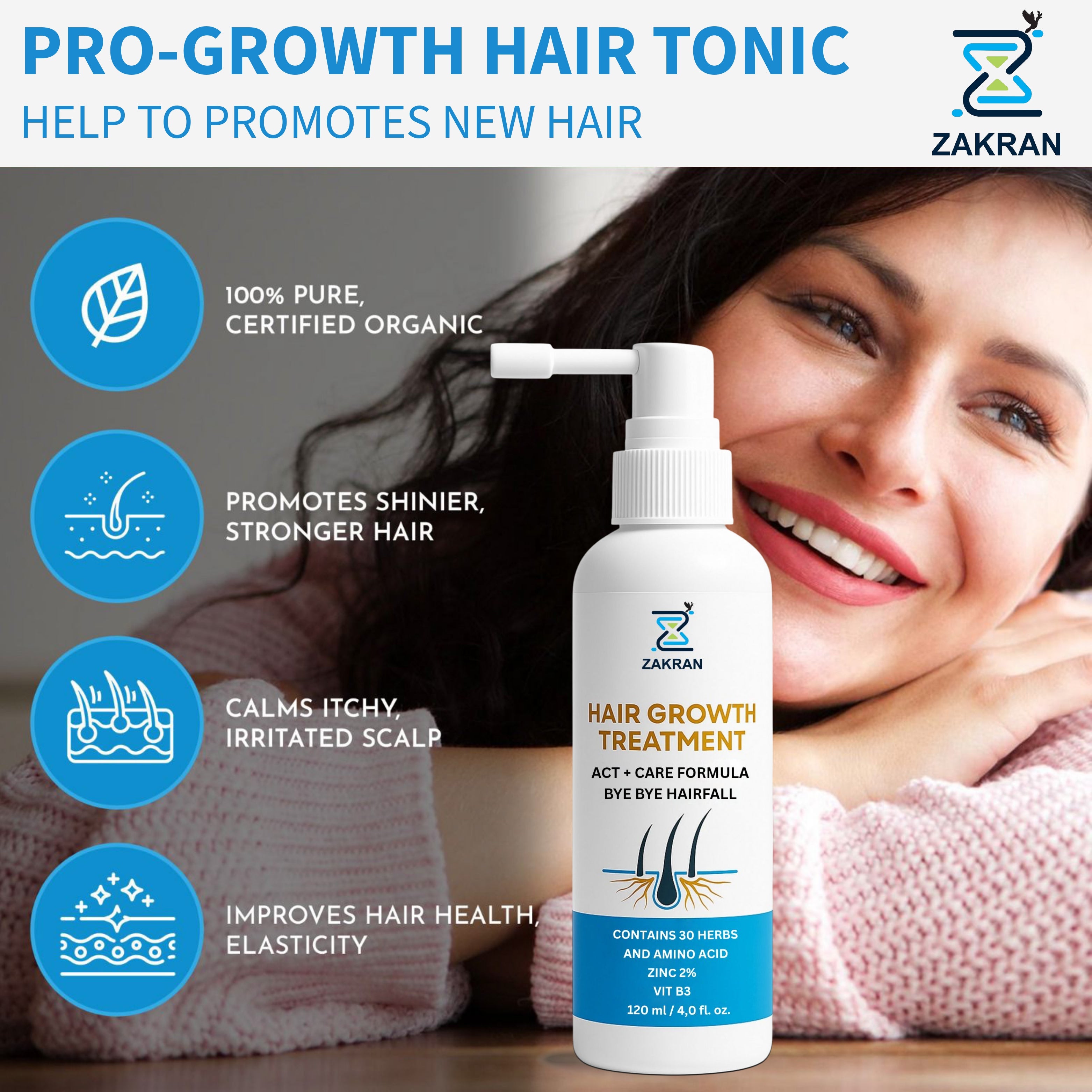 Zakran Hair Growth Serum