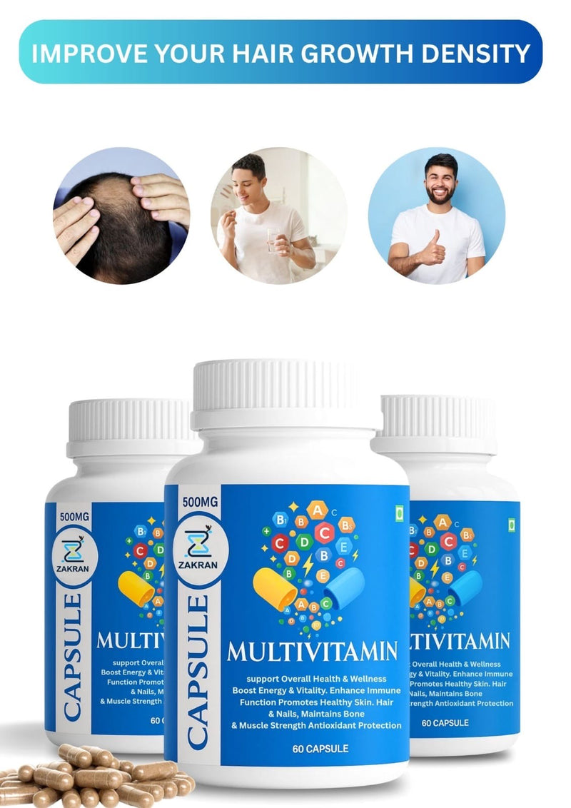 Zakran MultiVitamin Capsules.