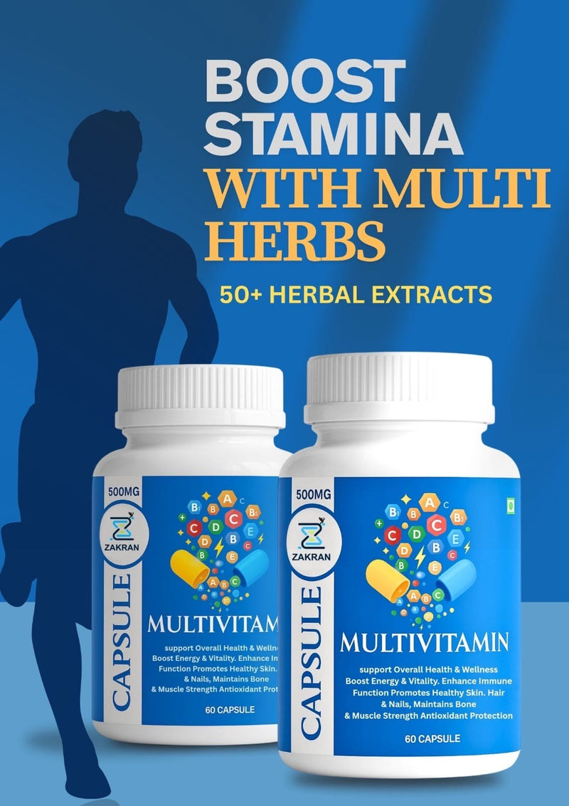 Zakran MultiVitamin Capsules.